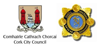 Cork City Council and An Garda Siochana logos