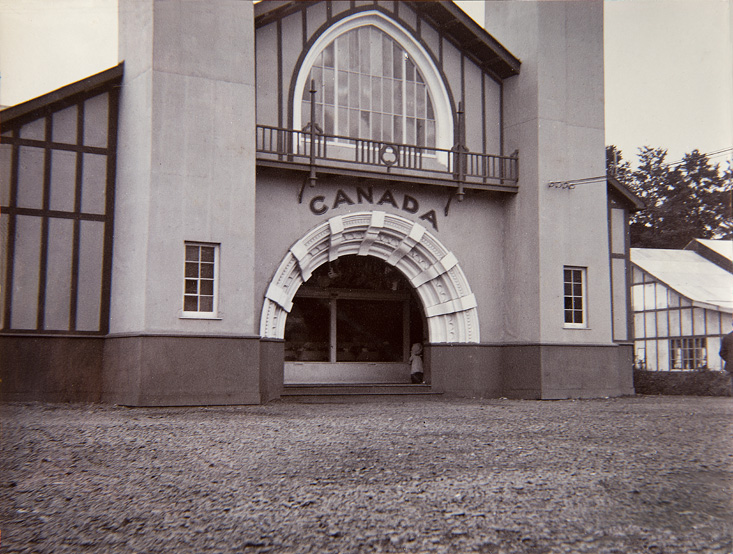 A rare image of the Canadian Pavilion that was situated at the International Exhibition, now Fitzgeralds Park 1902-03