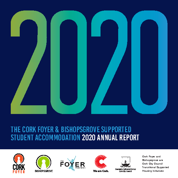Cork Foyer-Foyer-Annual- Report 2020 front page preview
                              