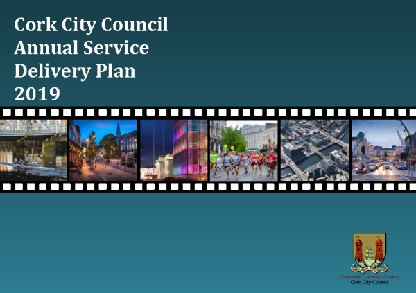 Cork City Council Annual Service Delivery Plan 2019 front page preview
                  
