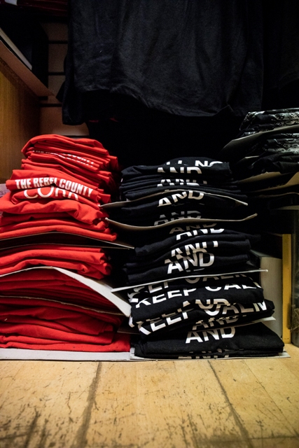 Image of T-shirt display