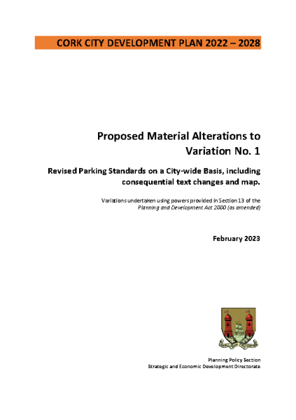 Proposed Material Alterations to Variation No 1 front page preview
                              