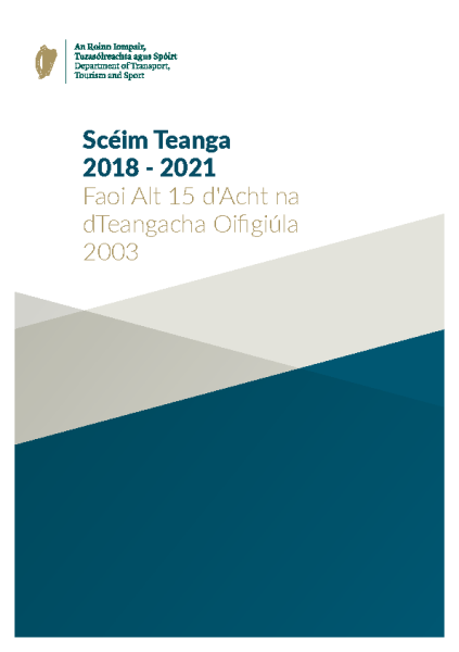 Scéim Teanga 2018-2021 front page preview
                              