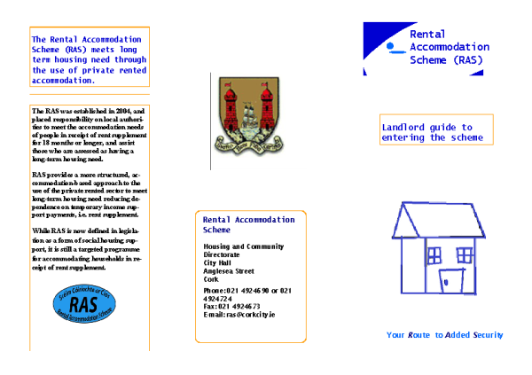 RAS Landlord Information Leaflet front page preview
                              
