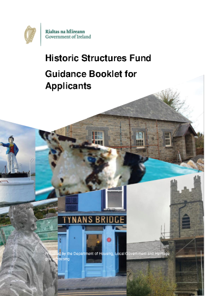 Historic Structures Fund 2023 Guidance Booklet for Applicants front page preview
                              