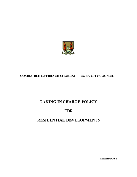 Taking-in-Charge-Policy front page preview
                              