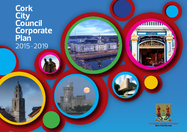 Cork City Corporate Plan 2015-2019 front page preview
                              