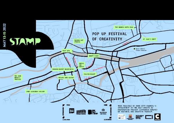 STAMP-Festival-VENUES-Map-Cork---May-2022 front page preview
                              