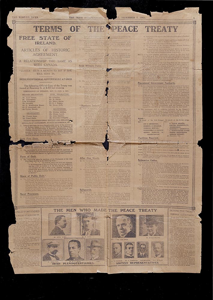 1966.57-D4.2-newspaper-Clipping-Cutting-Irish-Independant-Terms-of-the-Treaty-1921