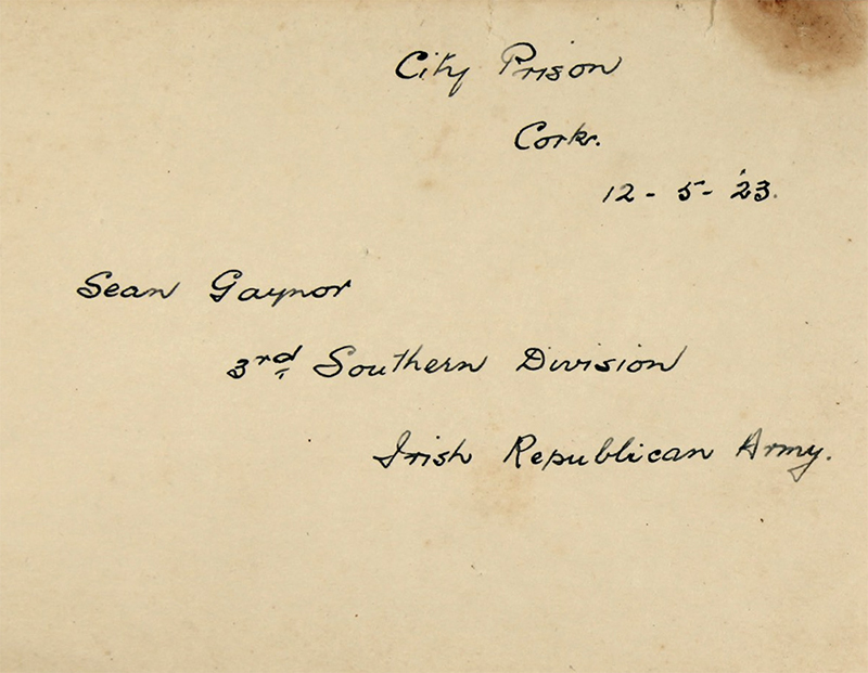 Prisoner-Letter-Cork-Jail-1922