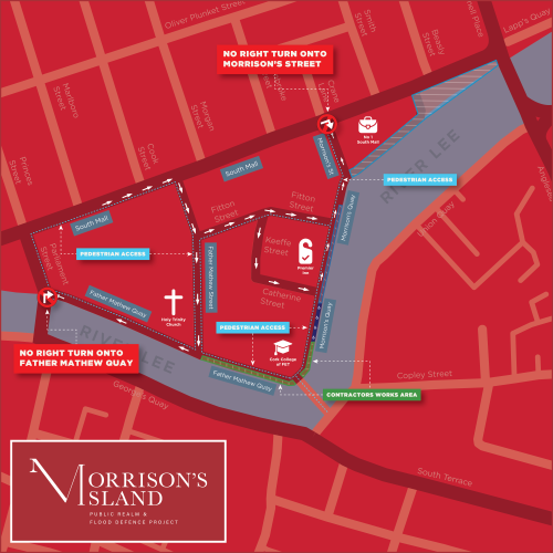 Morrison's Island Father Mathew Quay works November 2025