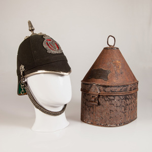 2021.13.RIC.2B Helmet RIC Officer Royal Irish Constabulary And Steel Box 03