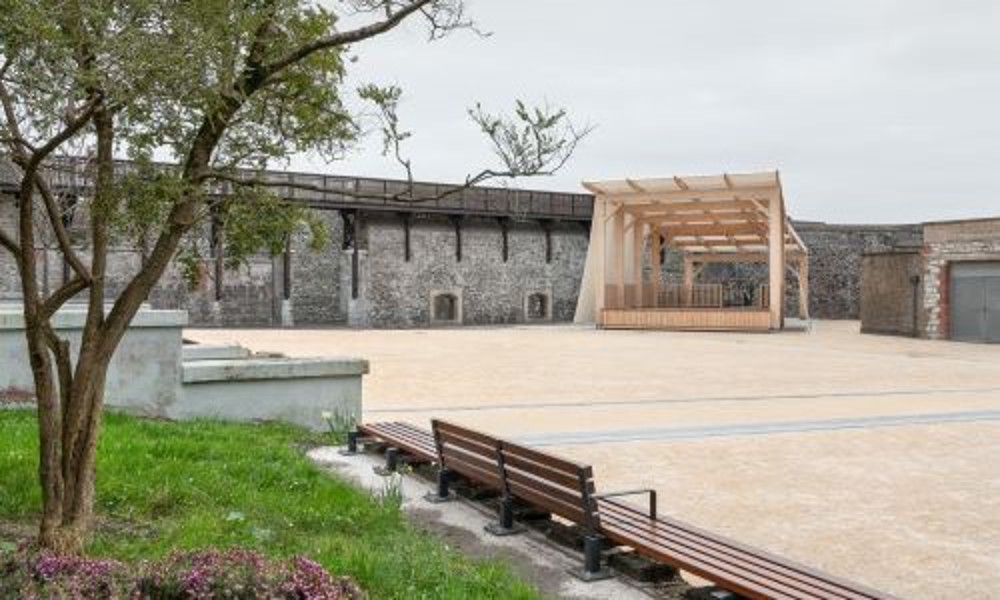 Stage And Courtyard At Elizabeth Fort Cork City