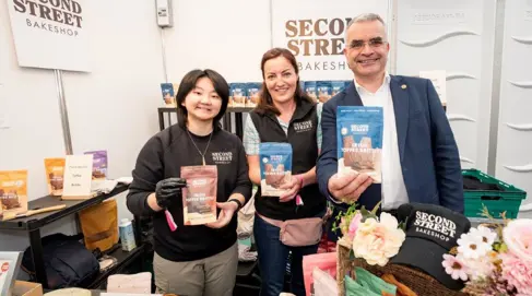 Second Street Bakeshop With Minister