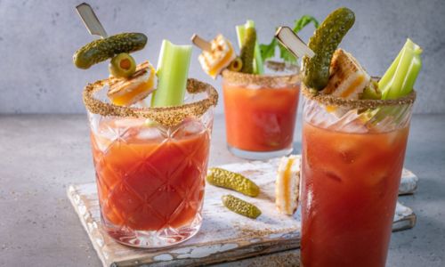 Image of cocktails in glasses